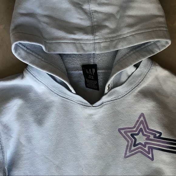 Gap Kids girl’s hoodie, pale blue - Picture 2 of 2